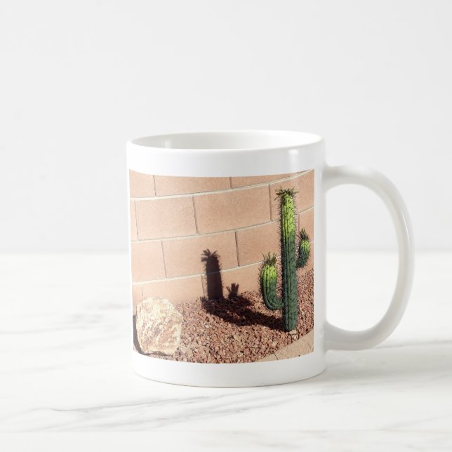 Cute Desert Saguaro Cactus Café Mug (Droite)