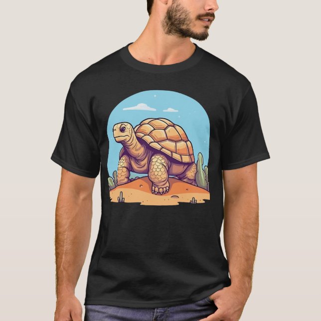 Cute Desert Tortoise T-Shirt (Front)