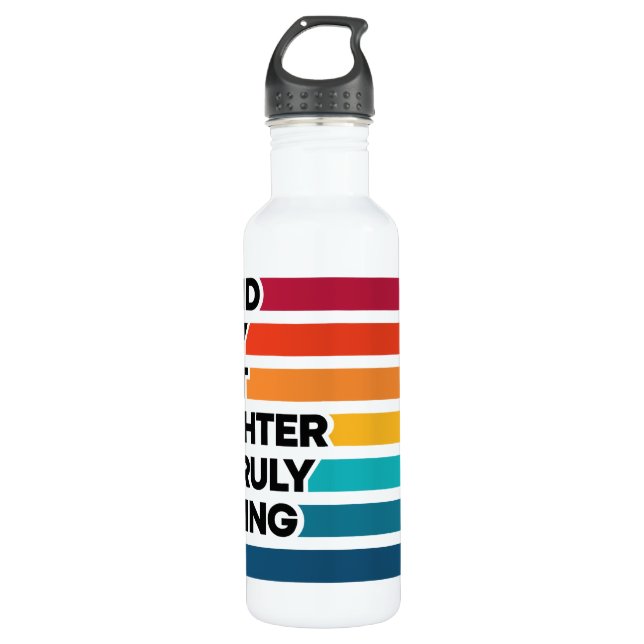 Cute Design Expression text for Mothers day  710 Ml Water Bottle (Front)