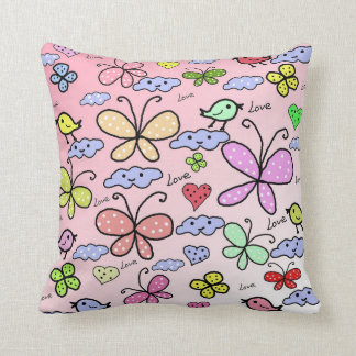 cute design for kids throw pillow