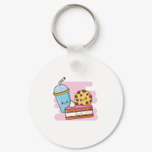 Cute Dessert Trio – Cake, Cookie, and Drink