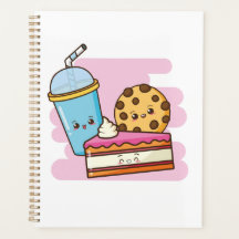 Cute Dessert Trio - Gâteau, biscuit et boisson