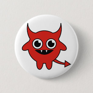 Cute Devil 2 Inch Round Button
