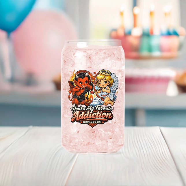 Cute Devil & Angel Valentine Day Love Design (Insitu (Baby Shower))