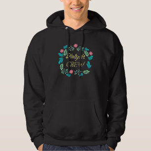 Cute Dialysis Crew Nephrology Hemodialysis tech Nu Hoodie