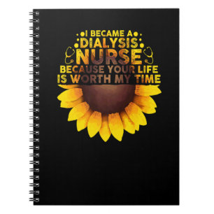 Cute Dialysis Nurse For Men Women Dialysis Nursing Notebook