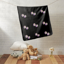 Cute Dice Baby Blanket