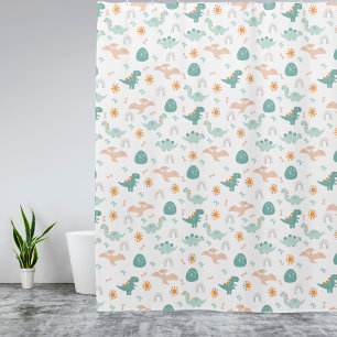 Cute Dino Adventure Pattern kids Bathroom Decor