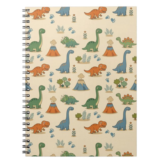 Cute Dino  Notebook (Front)