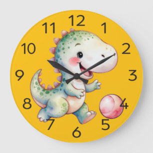 Cute Dino-T-Rex Wall Clock