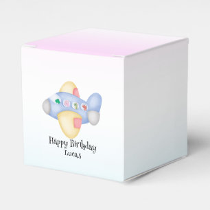 Cute dinosaur airplane Student kids Birthday party Favor Box