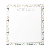 Cute Dinosaur Alphabet - From the Desk of Teacher