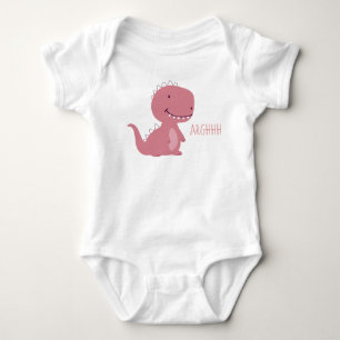 Cute dinosaur baby bodysuit