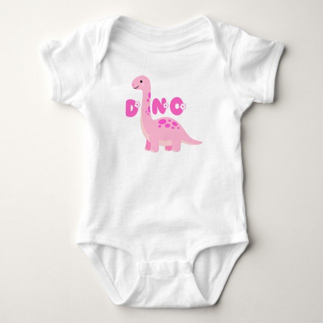 Cute dinosaur 🦕  baby bodysuit (Front)