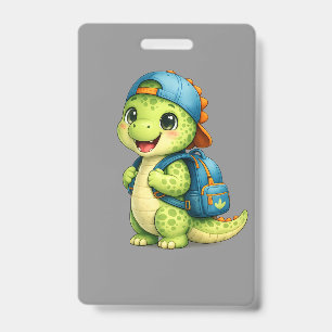Cute Dinosaur Back to School Badge