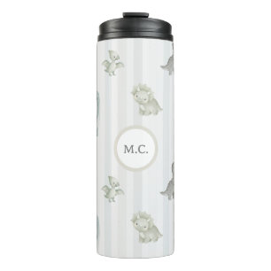 Cute Dinosaur Back To School Personalized Thermal Tumbler