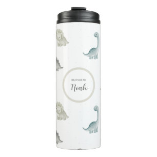 Cute Dinosaur Back To School Personalized Thermal Tumbler