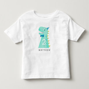 Cute Dinosaur Birthday Any Age Toddler T-shirt