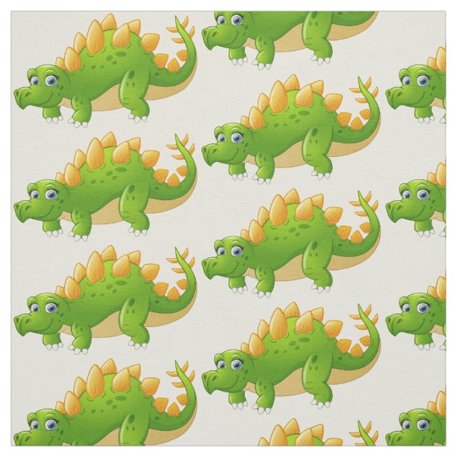 Cute Dinosaur custom colour fabric (Swatch)
