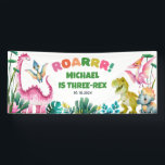 Cute Dinosaur Dig Prehistoric Kids 3rd Birthday  Banner<br><div class="desc">Celebrate your little explorer’s big day in prehistoric style with this Cute Dinosaur Dig Prehistoric Kids 3rd Birthday Banner! Featuring playful dinosaurs, fossils, and charming dino dig details, this banner is perfect for decorating a birthday party space. Bright, colourful, and whimsical, it adds a roar-some touch to your little one’s...</div>
