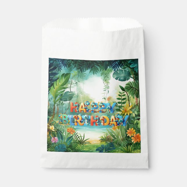 Cute Dinosaur Favour Bags (Front)