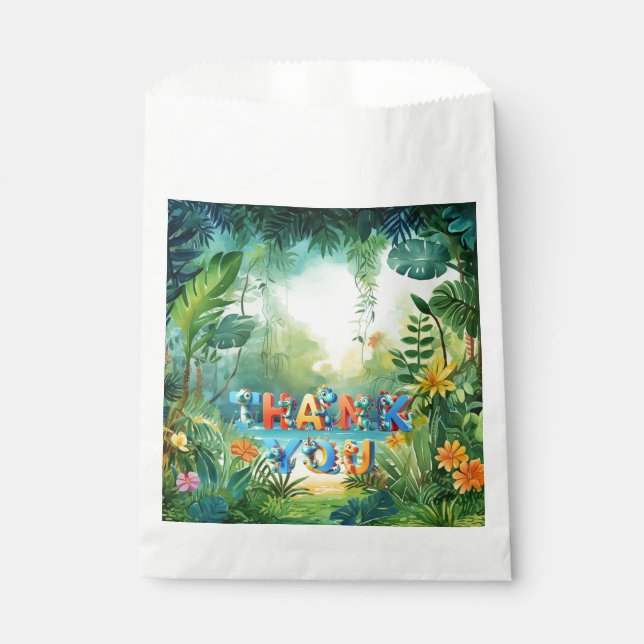 Cute Dinosaur Favour Bags (Front)