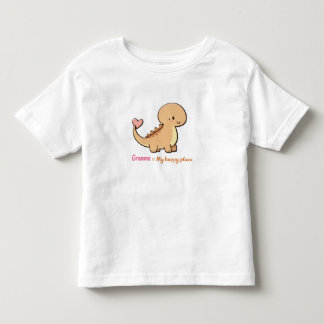 Cute Dinosaur Granma My Safe Place Toddler Shirt |