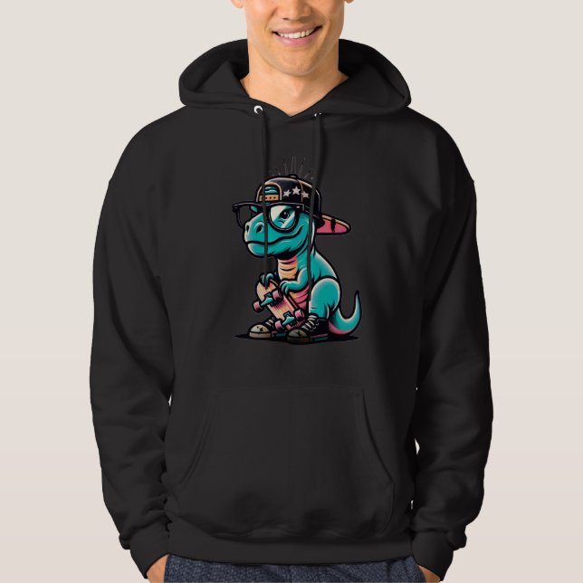 Cute dinosaur hoodie (Front)