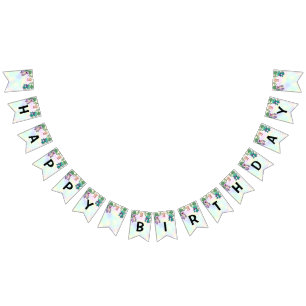 Cute dinosaur jungle School kids Birthday party bo Bunting Flags
