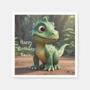 Cute Dinosaur Napkin