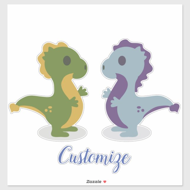 Cute Dinosaur Pair Thunder_Cove  (Sheet)