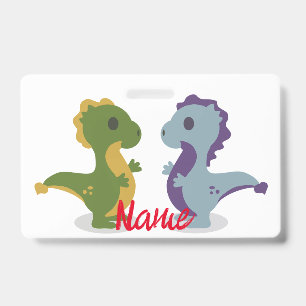 Cute Dinosaur Pair Thunder_Cove Badge