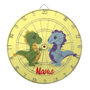 Cute Dinosaur Pair Thunder_Cove Dartboard
