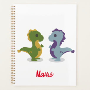 Cute Dinosaur Pair Thunder_Cove Planner
