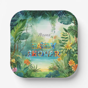 Cute Dinosaur Paper Plate