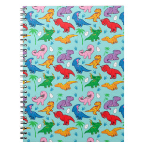 Cute Dinosaur Pattern Notebook
