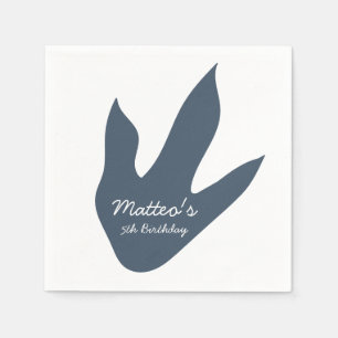 Cute Dinosaur Personalized Birthday Napkins