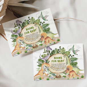 Cute Dinosaur Prehistoric Animals Books for Baby Enclosure Card
