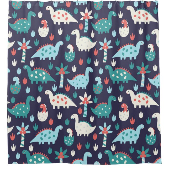 Cute dinosaur seamless pattern (Front)