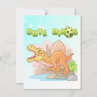 cute dinosaur spinosaurus