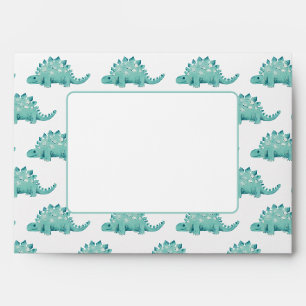 Cute Dinosaur Stegosaurus kids Envelope