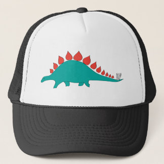 Cute dinosaur stegosaurus trucker hat