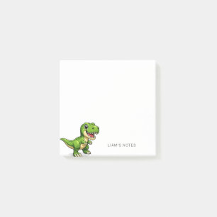 Cute Dinosaur Trendy Custom Post-it Notes