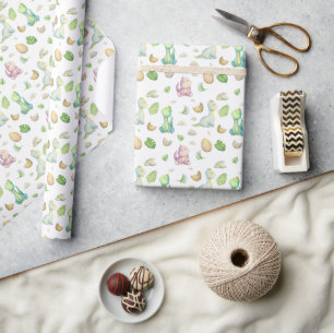 Cute Dinosaur Wrapping Paper