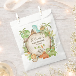 Cute Dinosaurs Boy Baby Shower Birthday Favour Bag