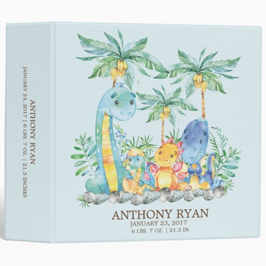 Cute Dinosaurs Boys Photo Album Vinyl Binder