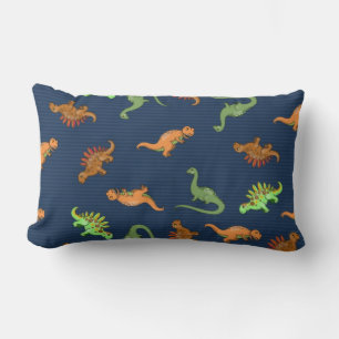 Cute Dinosaurs Pattern Lumbar Pillow