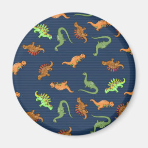 Cute Dinosaurs Pattern Magnet