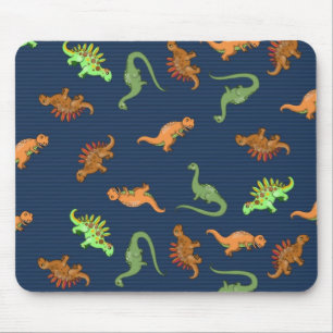 Cute Dinosaurs Pattern Mouse Pad