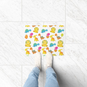 Cute Dinosaurs, Pattern Of Dinosaurs, Baby Dino Doormat